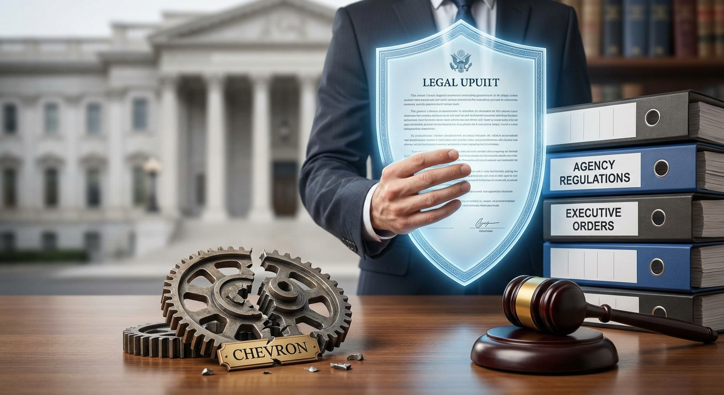 Illustration for Executive Orders and the Courts: What Trump's First Year Tells Us About Presidential Power in 2025